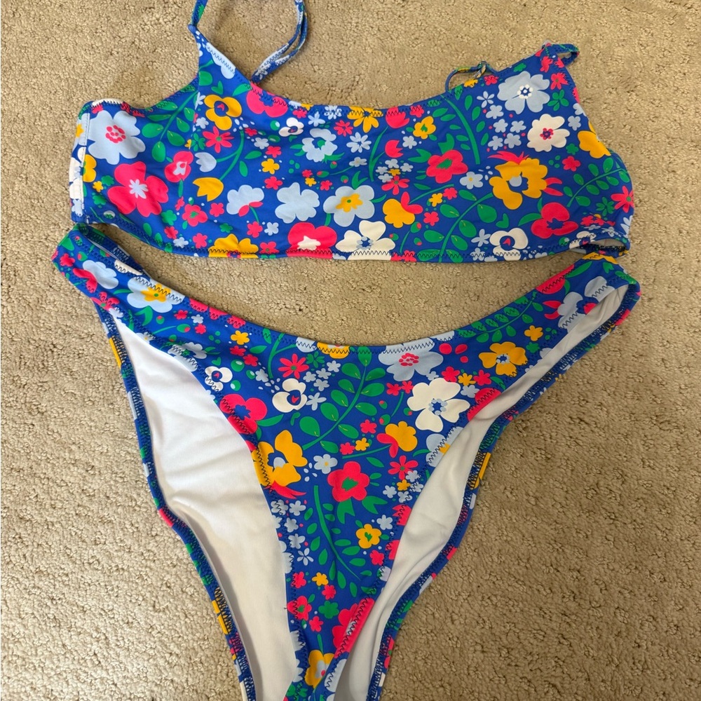 Floral Colourful Swim Set
